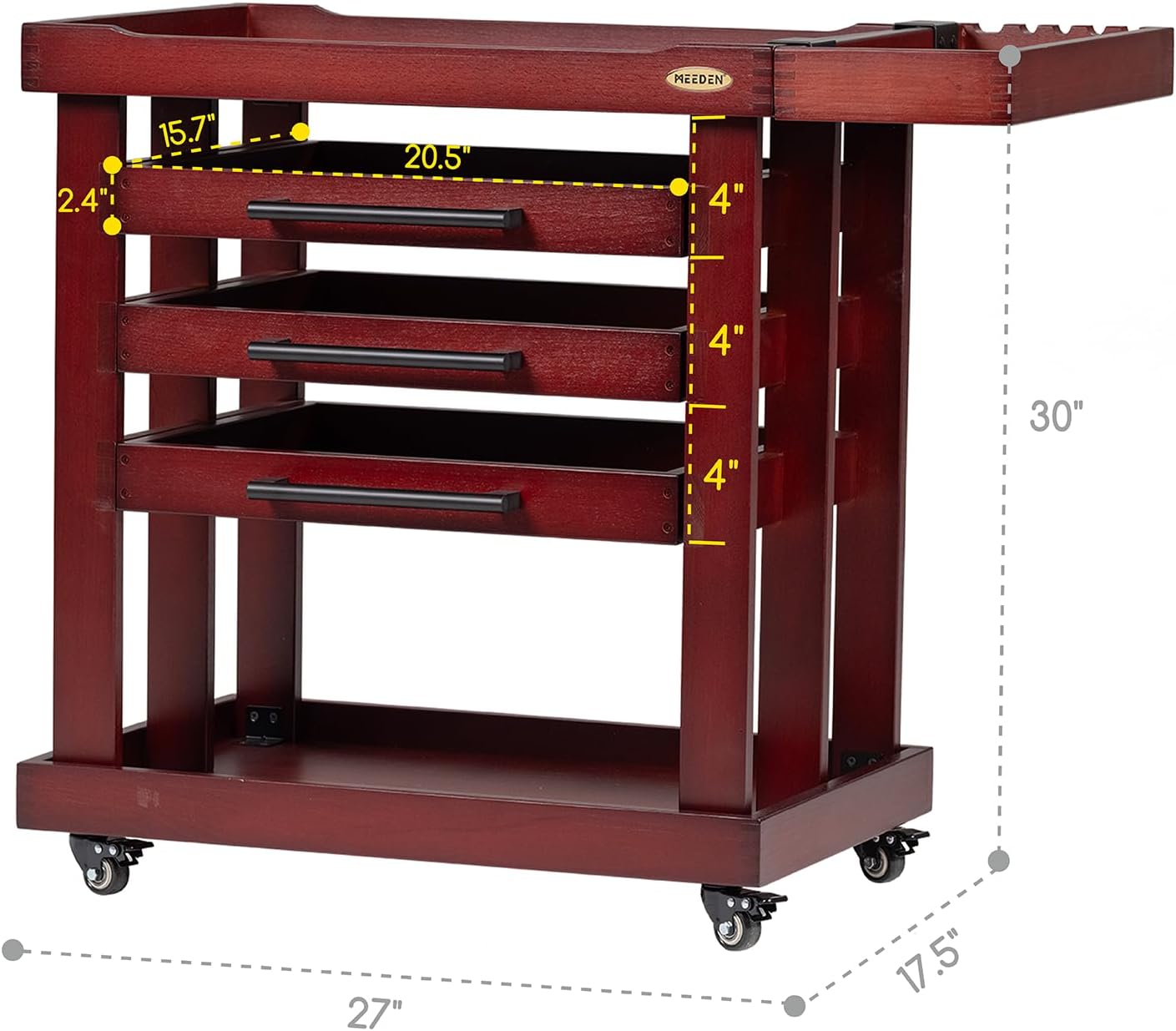 MEEDEN Art Supply Storage Cart