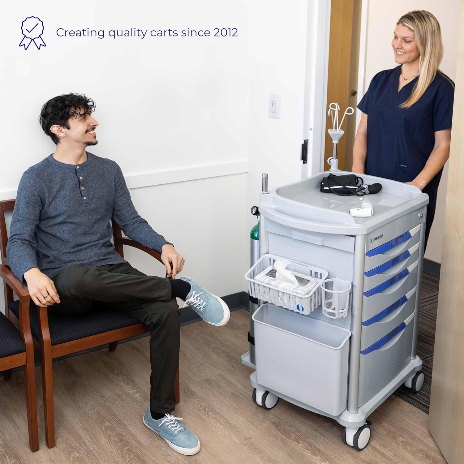 Crash Cart or Clinical Trolley? Mapping Drawer Configurations to Sensory and Supply Kits in Healthcare Settings
