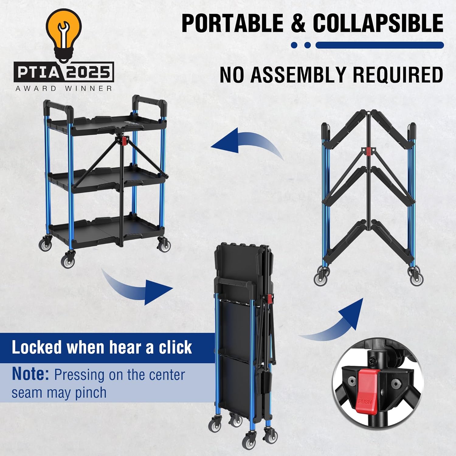 Fold It, Roll It, Store It: Collapsible Utility Carts for Teachers, Therapists, and Activity Directors on the Move