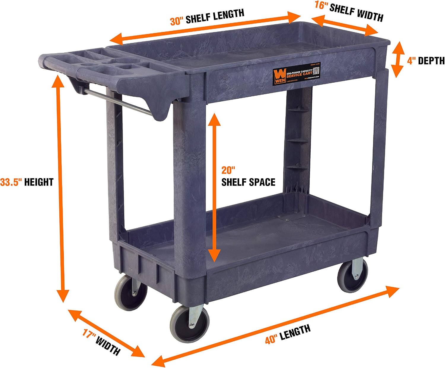 Heavy-Duty Plastic vs. Steel Utility Carts: What 500-Pound Capacity Really Means in a Garage, Classroom, or Church Kitchen